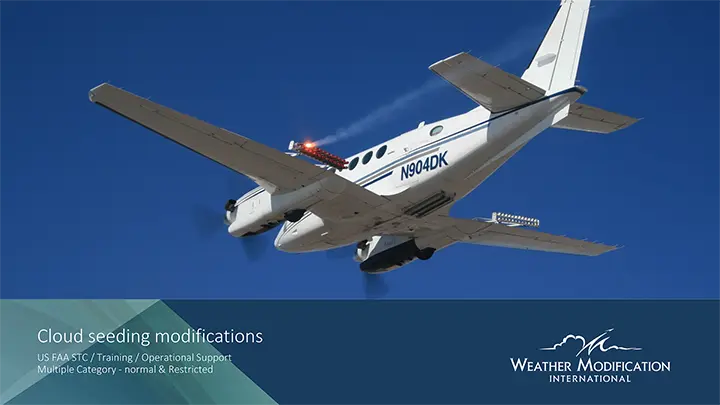 Weather Modification International Cloud Seeding Flares